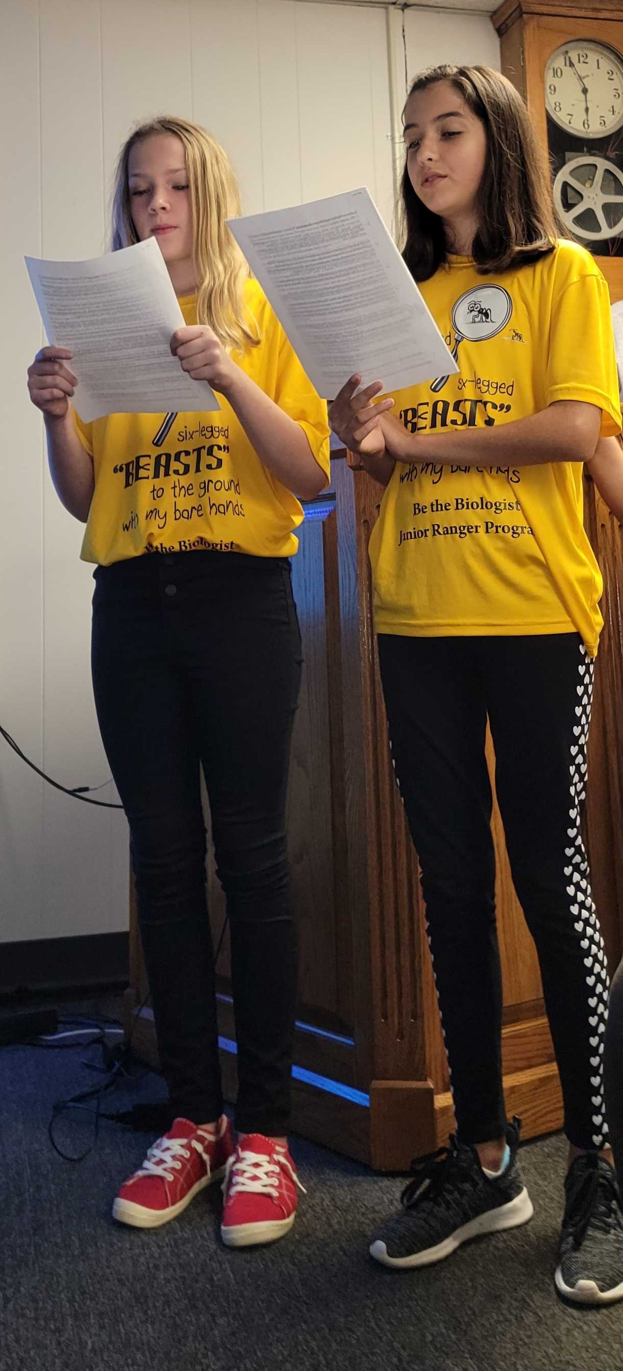 Junior Rangers address Liberty ISD Liberty Vindicator