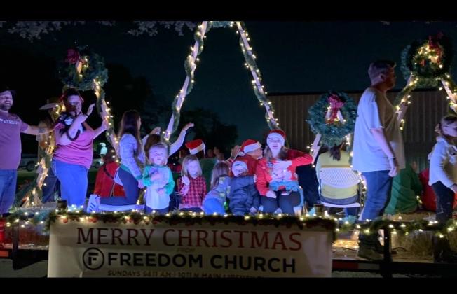 Dayton was the scene of the Spirit of Christmas Parade and gathering, as the annual event was a time of holiday fun for everyone. Members of Freedom Church were a festive bunch. The Vindicator | Ariel Turner