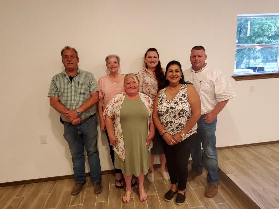 The entire City of Plum Grove City Council at their recent meeting in the brand new City Hall. Article Image Alt Text